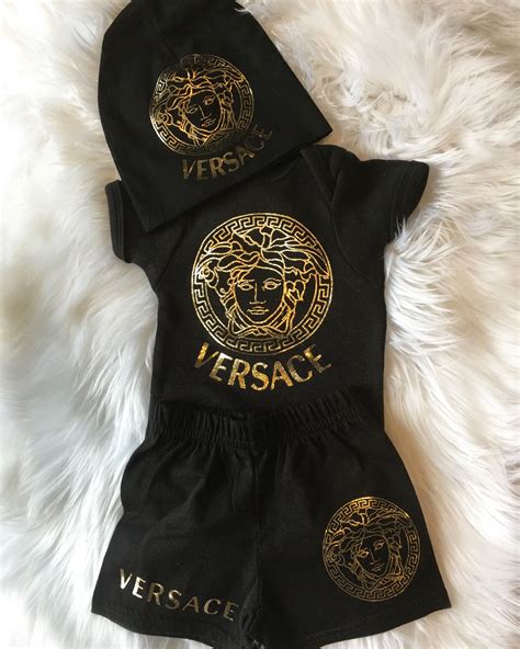 versace jurk baby|Versace shorts for kids.